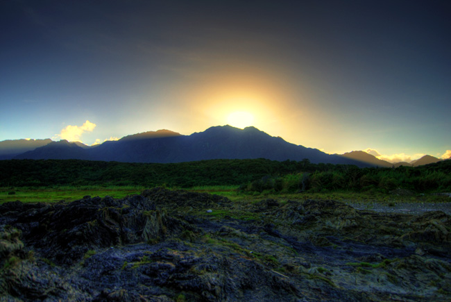 yakushima anbo coast sunset